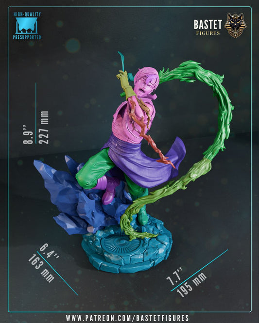 Richter Castlevania 1:8 scale 3D printed resin figure and bust – detailed base, dynamic pose, collectible statue – available raw, primed, or painted