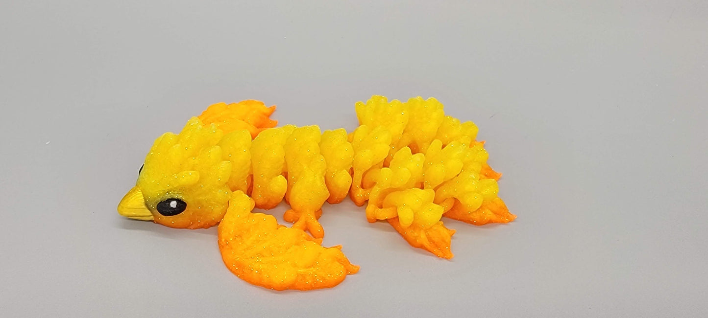Floppy Baby Phoenix Fidget or Keychain