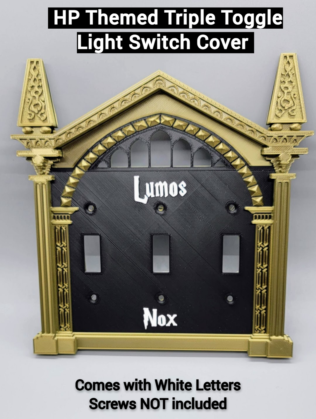 HP Themed Light Switch Covers Customizable | Fits North American standard light switches