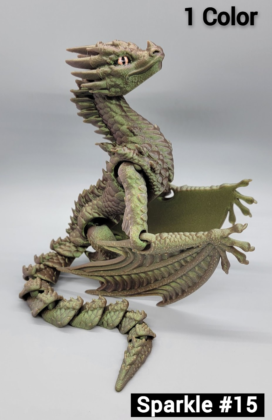 Custom Articulated Fyros Wyvern Dragon & Baby - Sensory Toy - Mythical Fidget - Collectible Fantasy Figure - DnD Player Gift