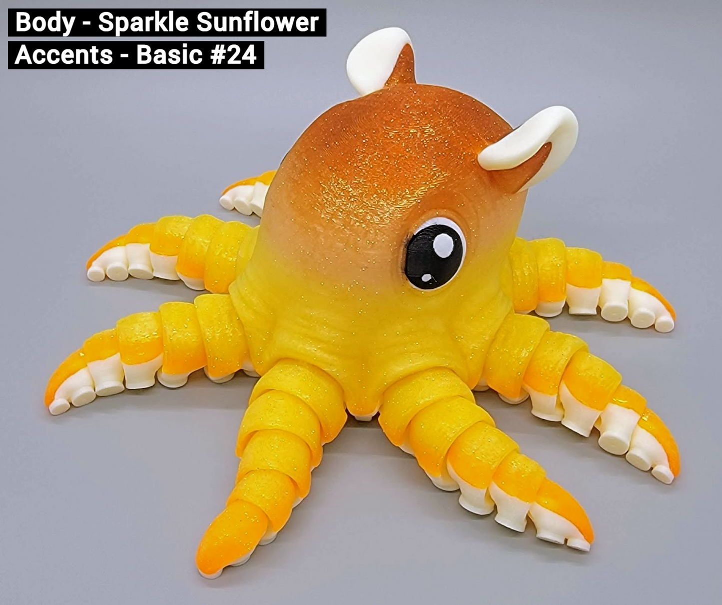 Flapjack Octopus Toy – Fun & Poseable Stress Reliever for All Ages | Sensory | Flexi | Custom Colors