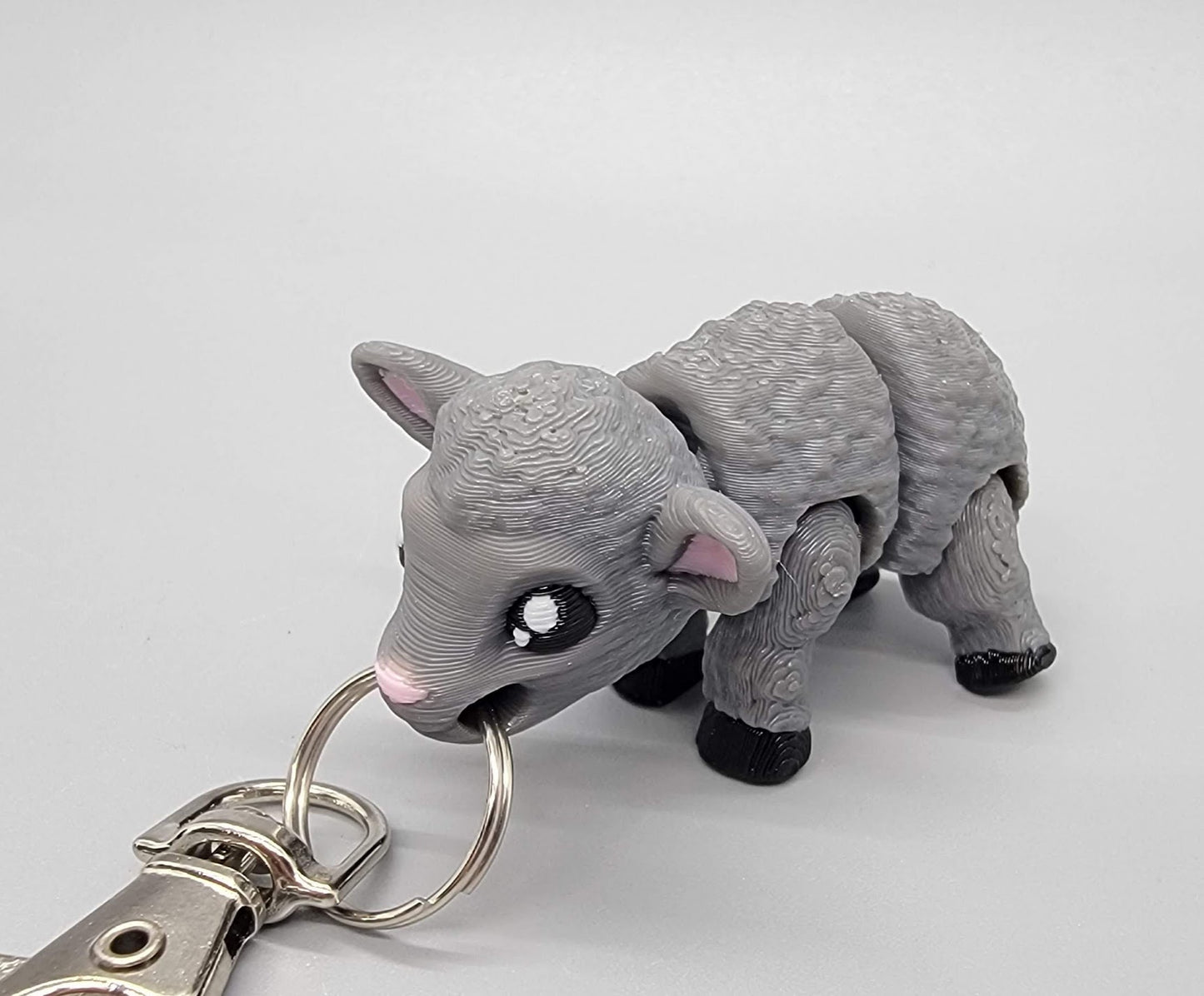 Mini corderito de juguete o llavero | Colores personalizados disponibles