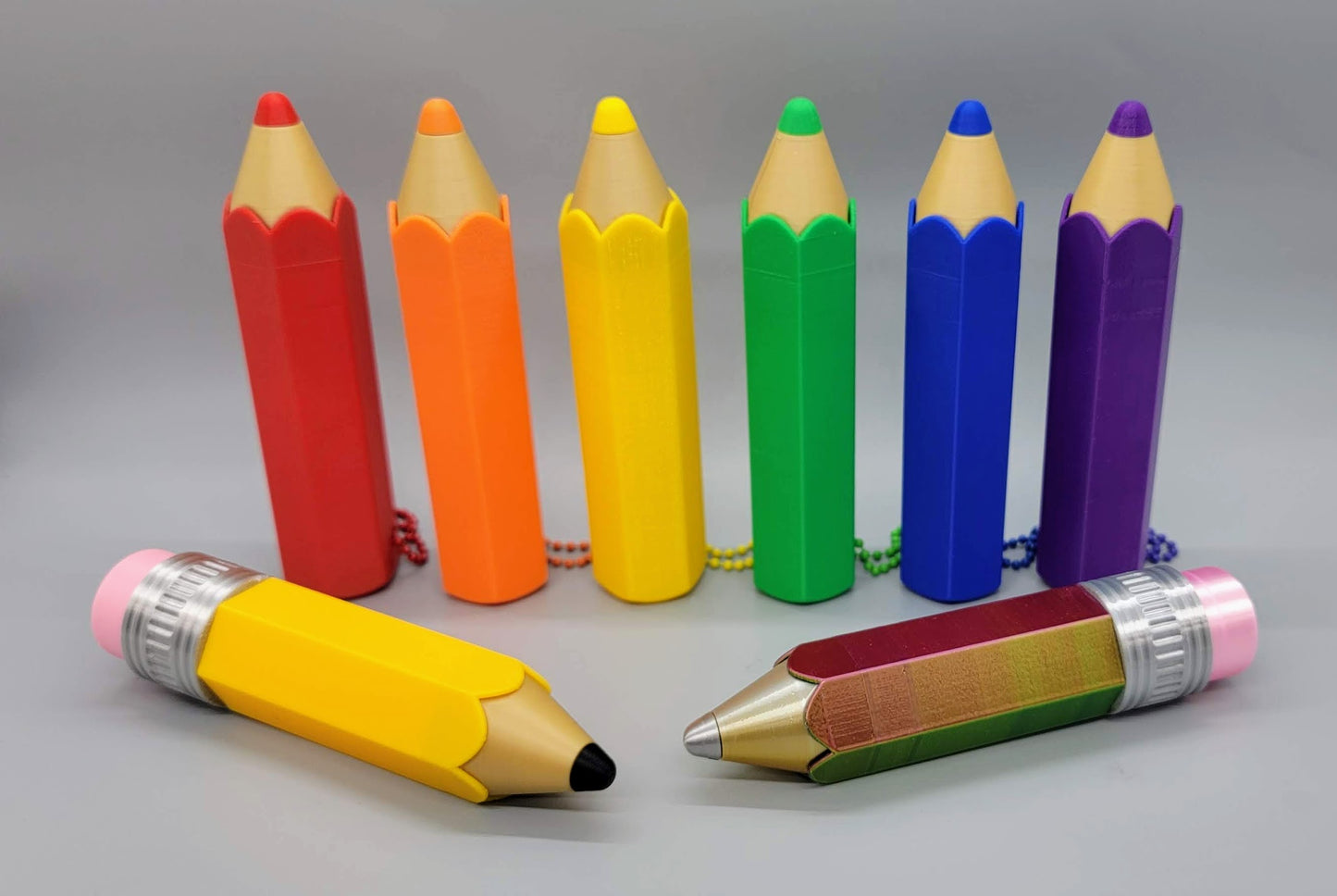 Pencil Clickers Custom Colors