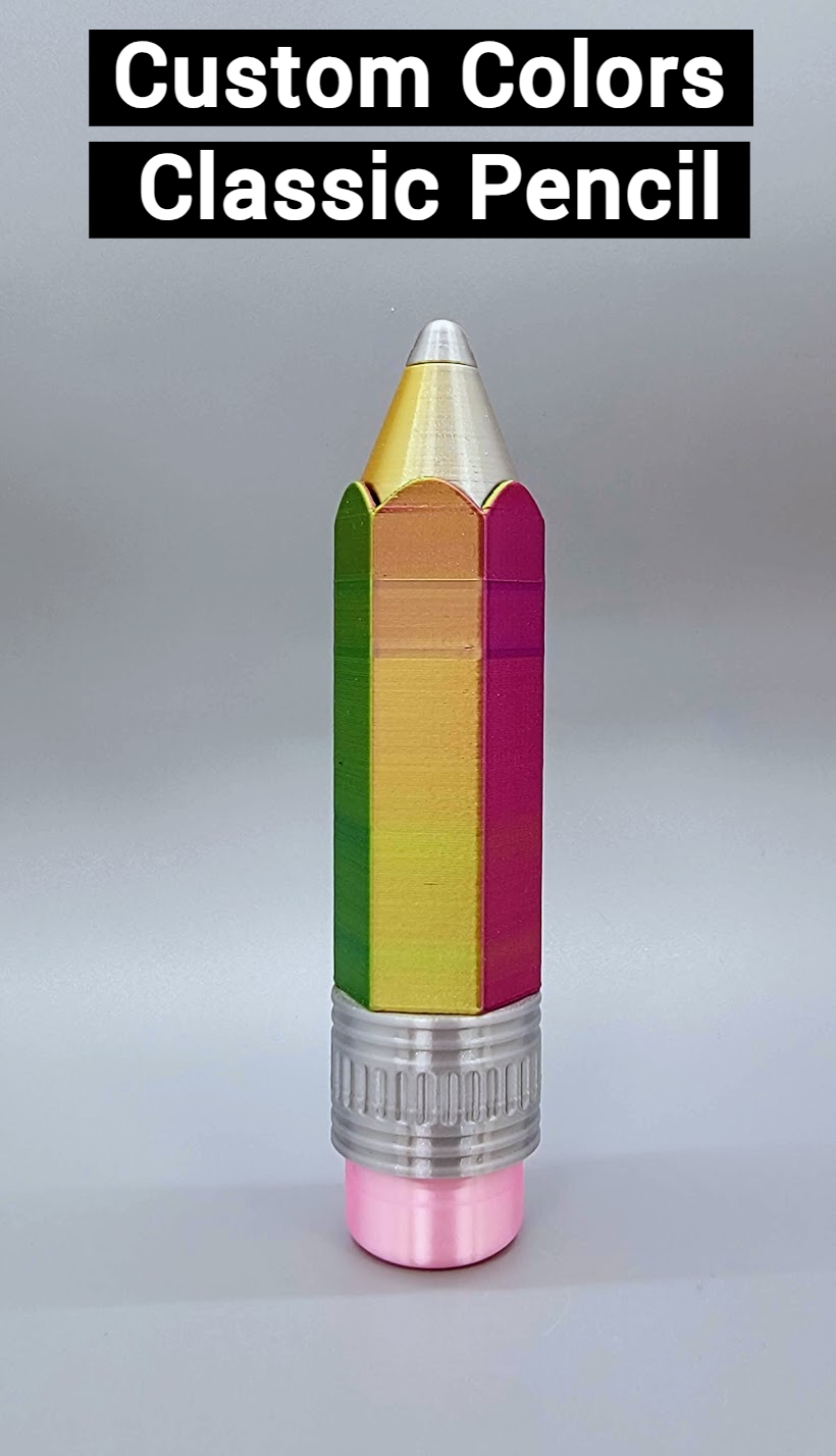 Pencil Clickers Custom Colors