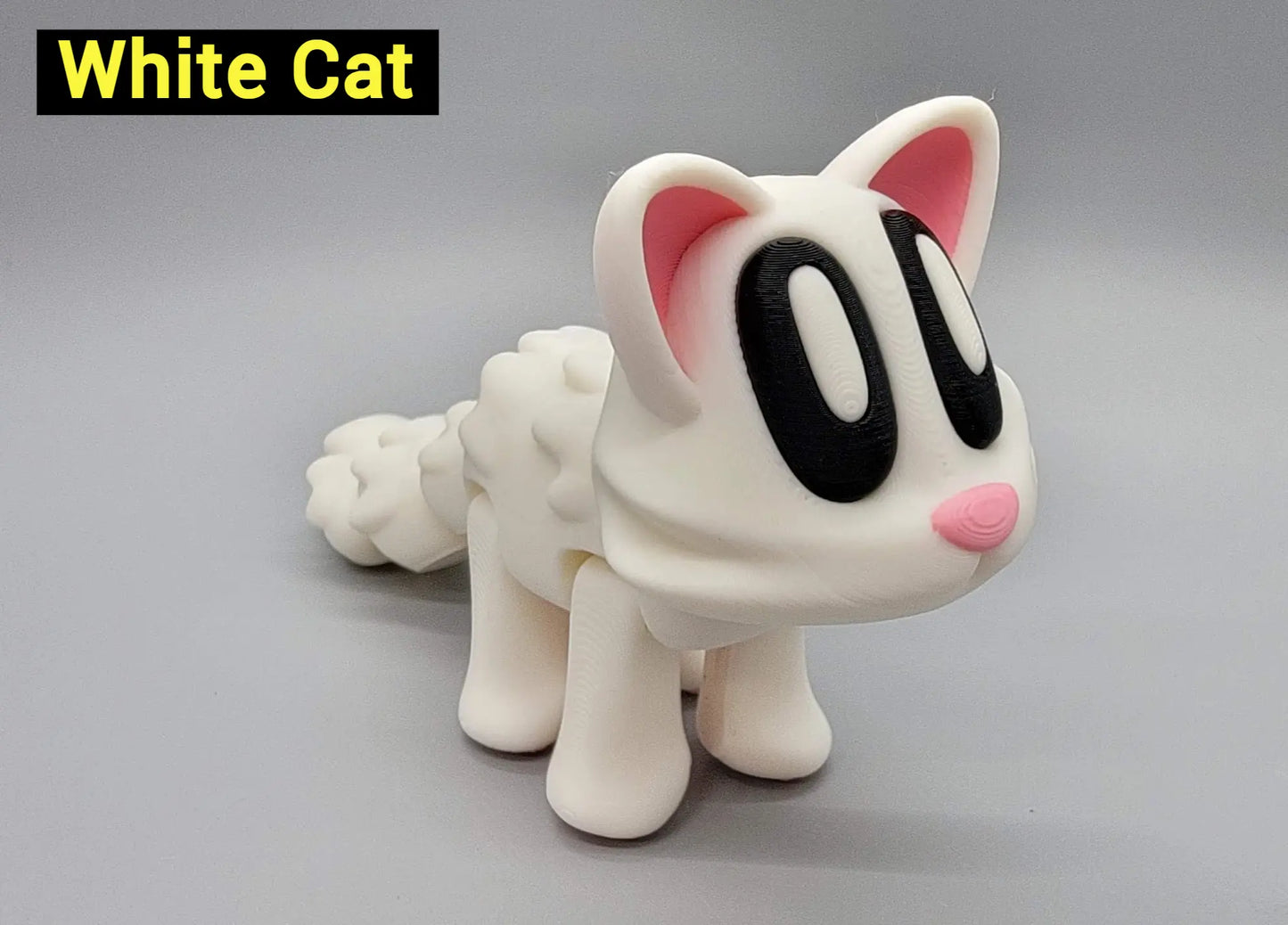 Blob Cat Magnetic Toy with Fish