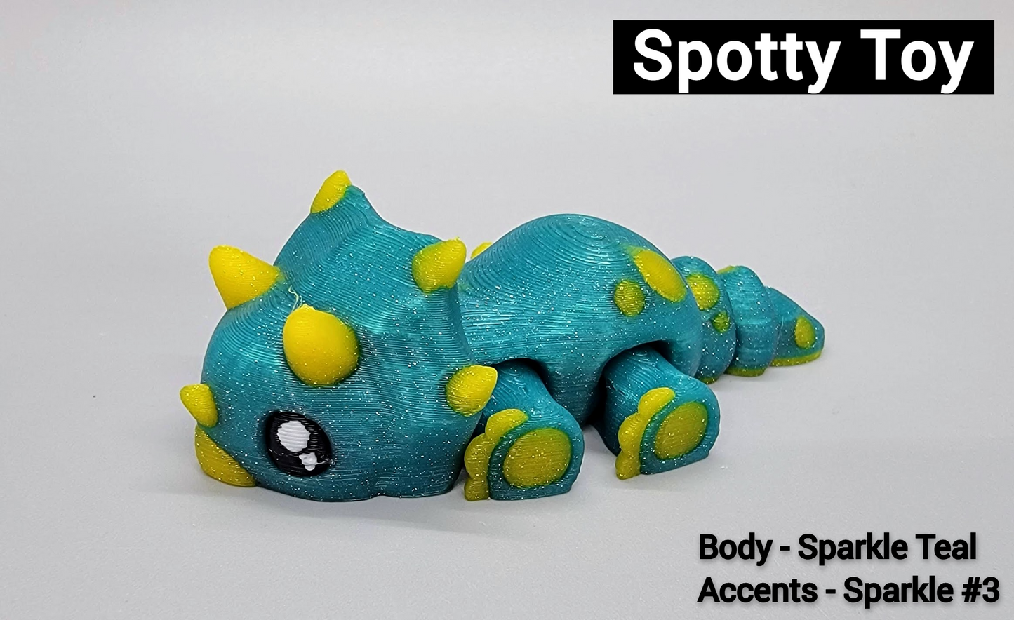 Custom Baby Triceratops Dino Toy | Flexi | Fidget | 3D printed | Articulated