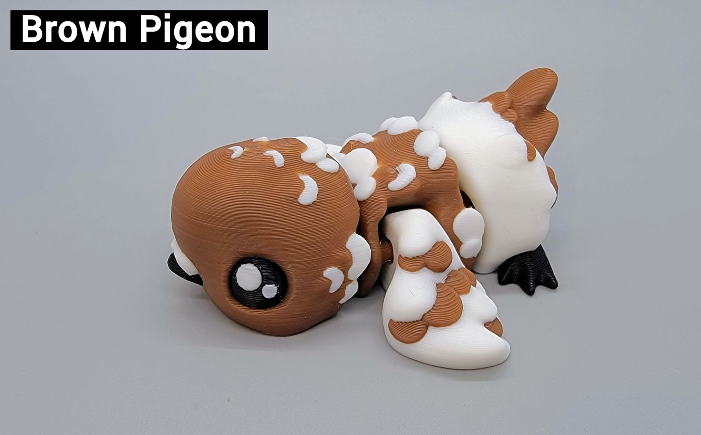 Floppy Pigeon Fidget Toy with optional Play Set