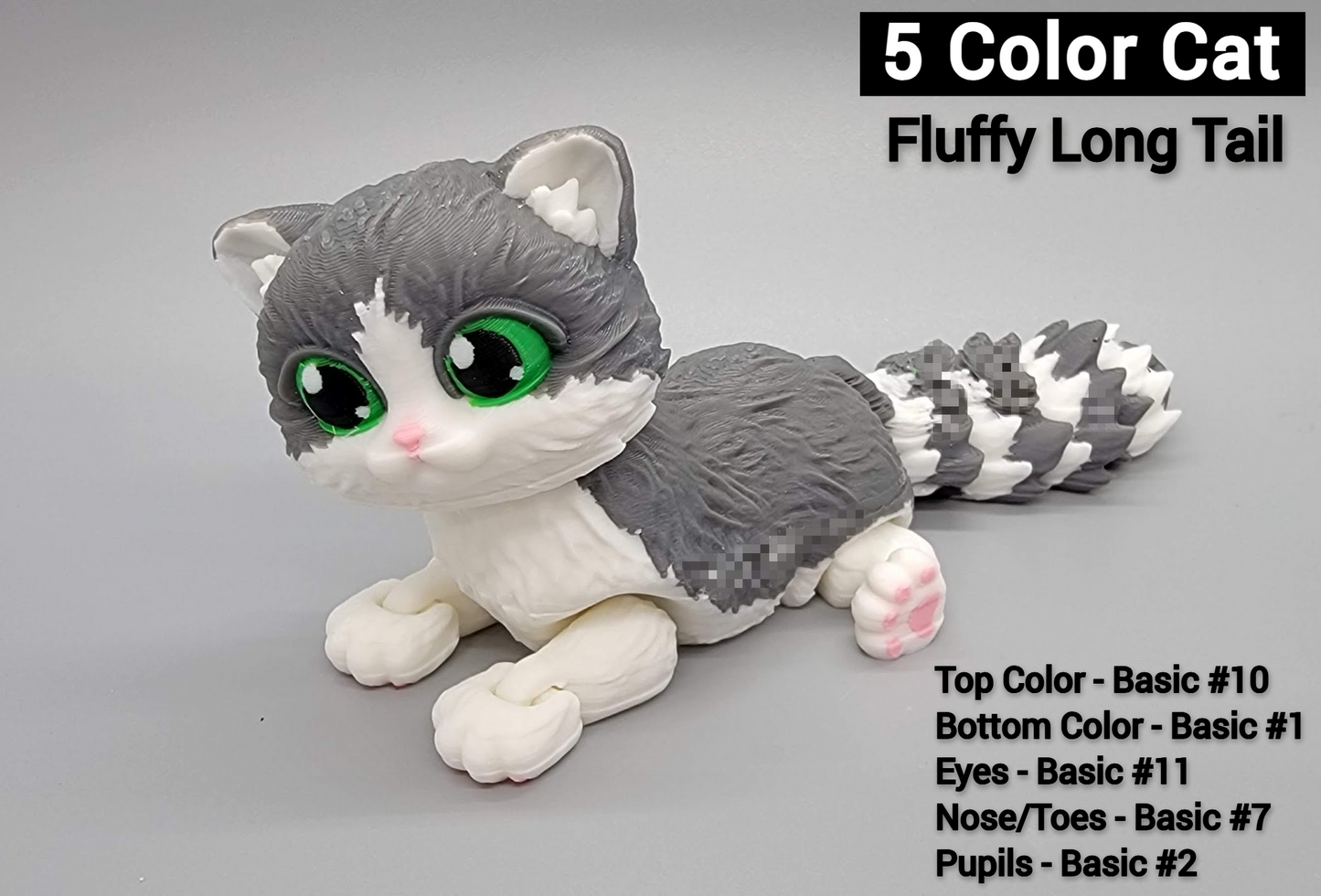 3D Printed Munchkin Cat Toy | Optional Cat Bed & House
