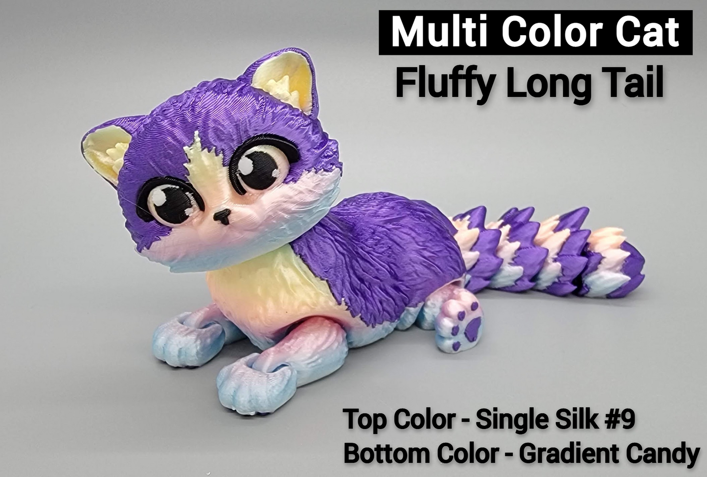 3D Printed Munchkin Cat Toy | Optional Cat Bed & House