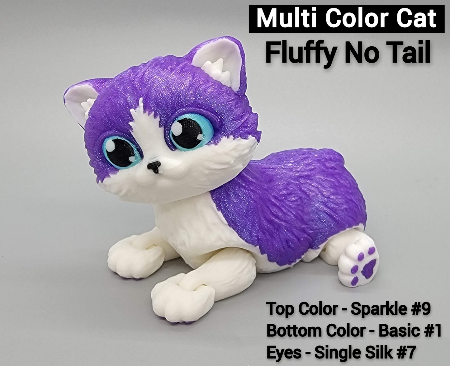 3D Printed Munchkin Cat Toy | Optional Cat Bed & House