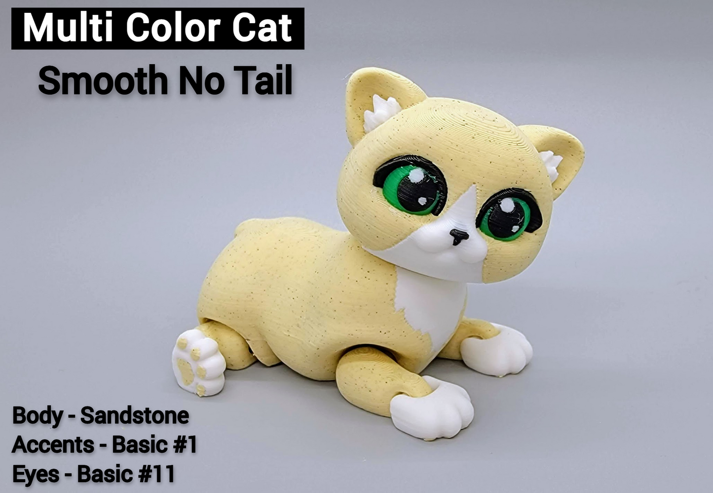 3D Printed Munchkin Cat Toy | Optional Cat Bed & House