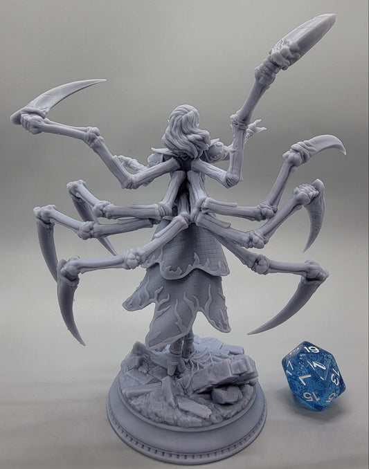 75mm Variant Assembled by D&K Custom Prints – Dirthana of the Void’s Embrace – Ascended Spider Sorceress