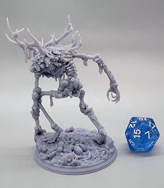 32mm Beinvættr – Bone Wendigo printed and assembled by D&K Custom Prints