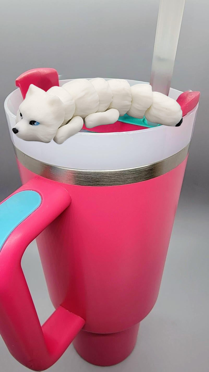 Flexi Arctic Fox Toy or Keychain