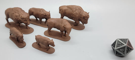 American Bison Pack – Wildlife Miniatures