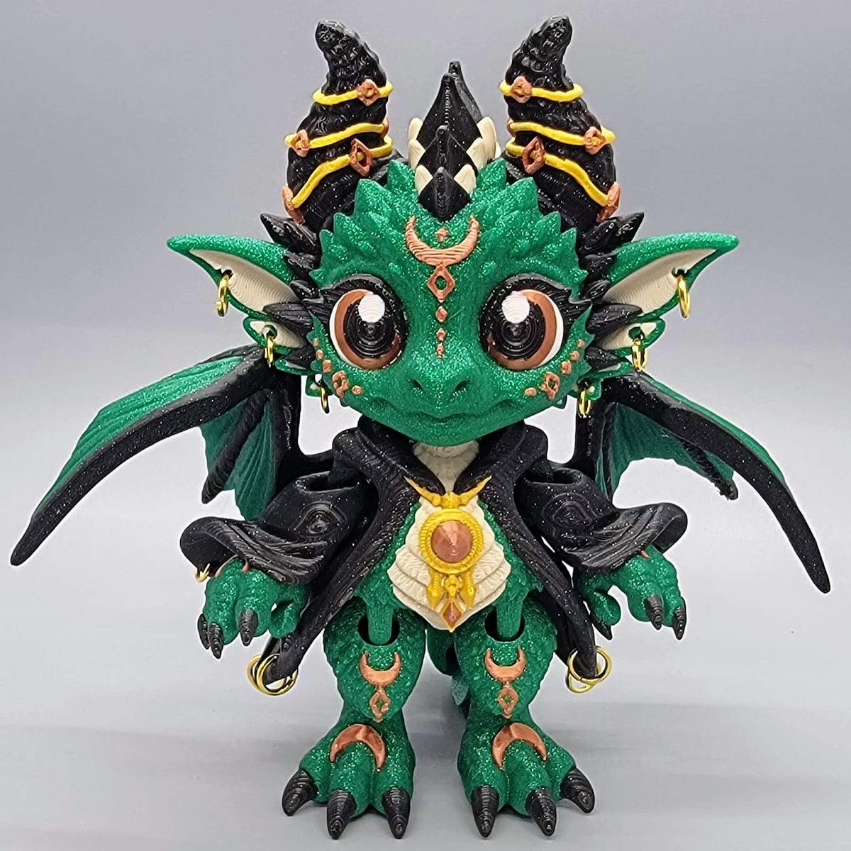 Custom Chibi Dragon Dolls - Articulated Toys
