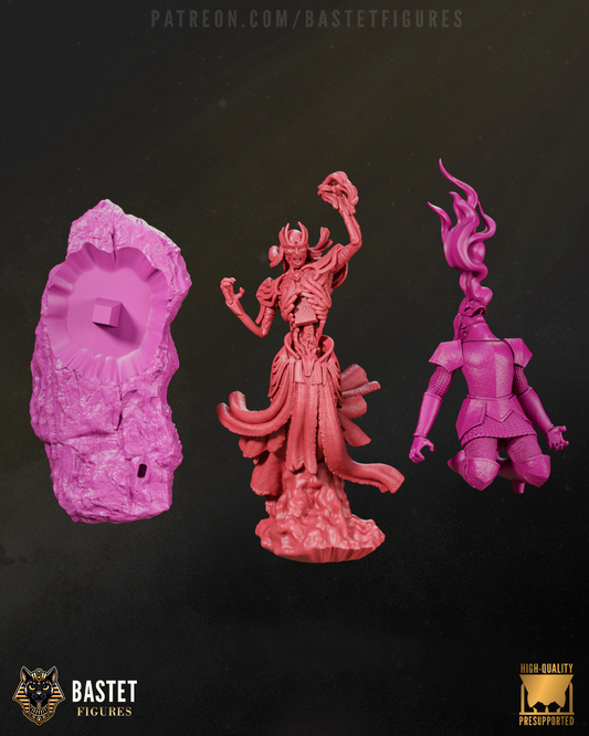 Vecna Miniature Diorama & Bust