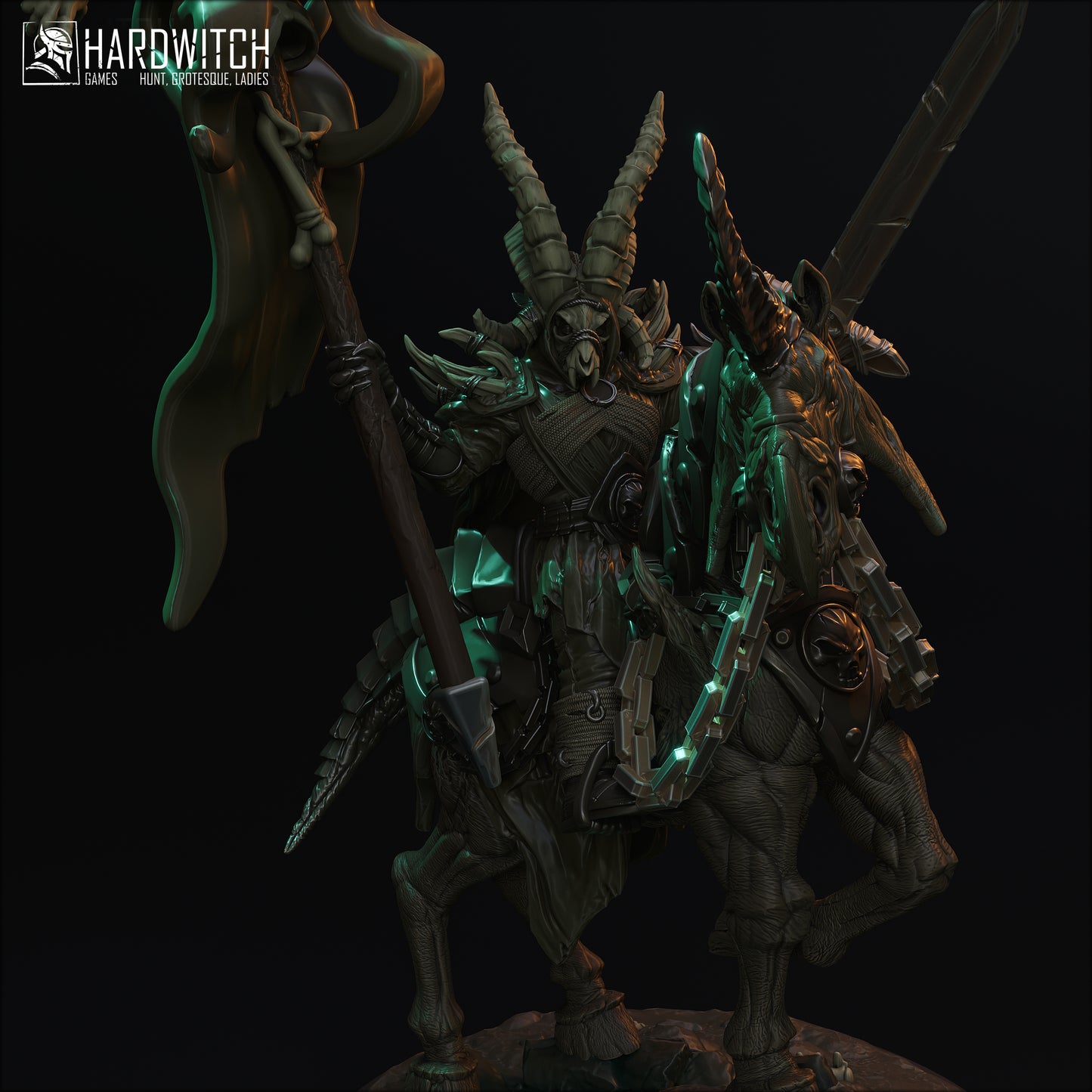 Mirtan Martise – Fiendish Warlord on Beastback