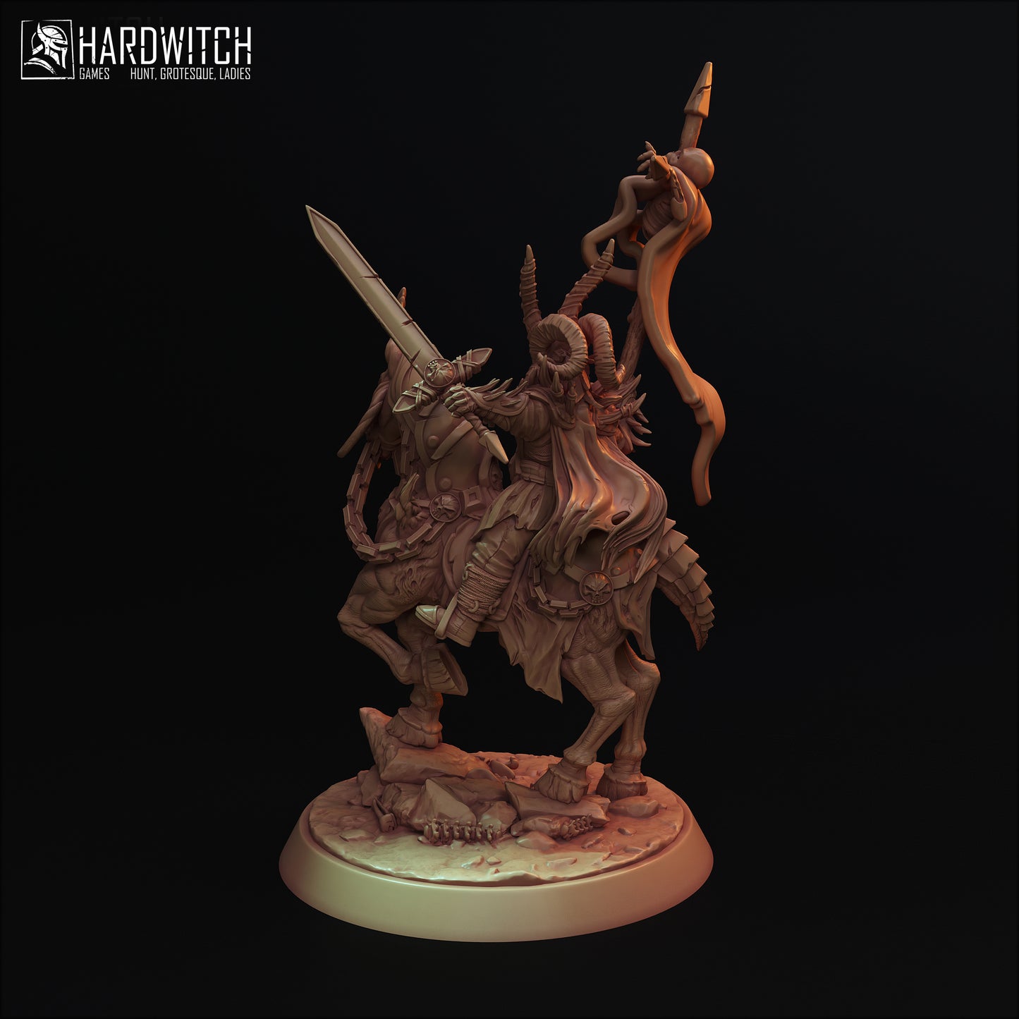 Mirtan Martise – Fiendish Warlord on Beastback