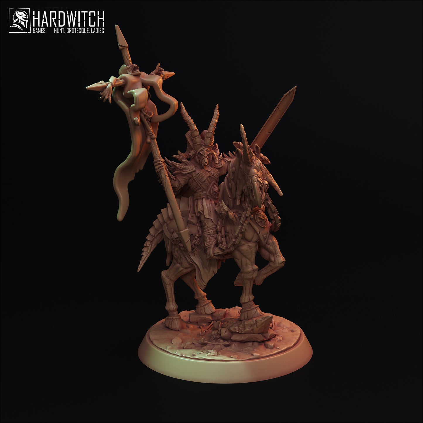 Mirtan Martise – Fiendish Warlord on Beastback