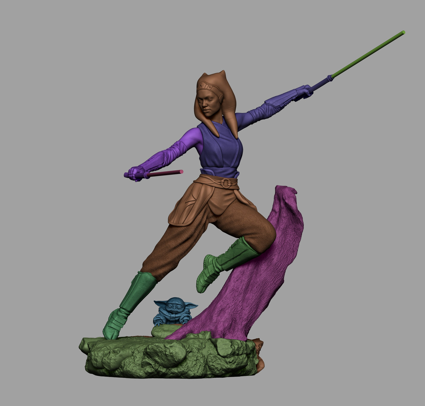 Ahsoka Tano - Star Wars - 1:6 or 1:9 Scale Resin Figure