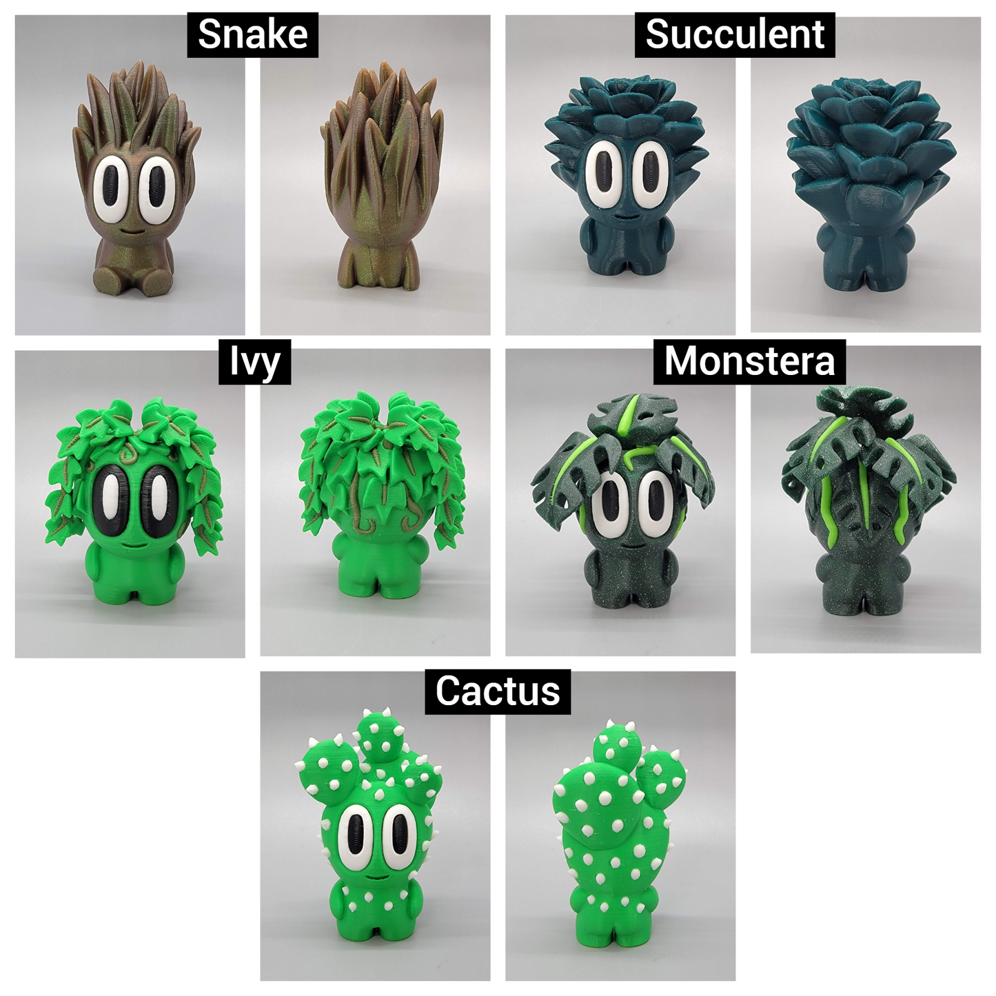 Adopt a Plant Pet with Pot | Custom Colors Available