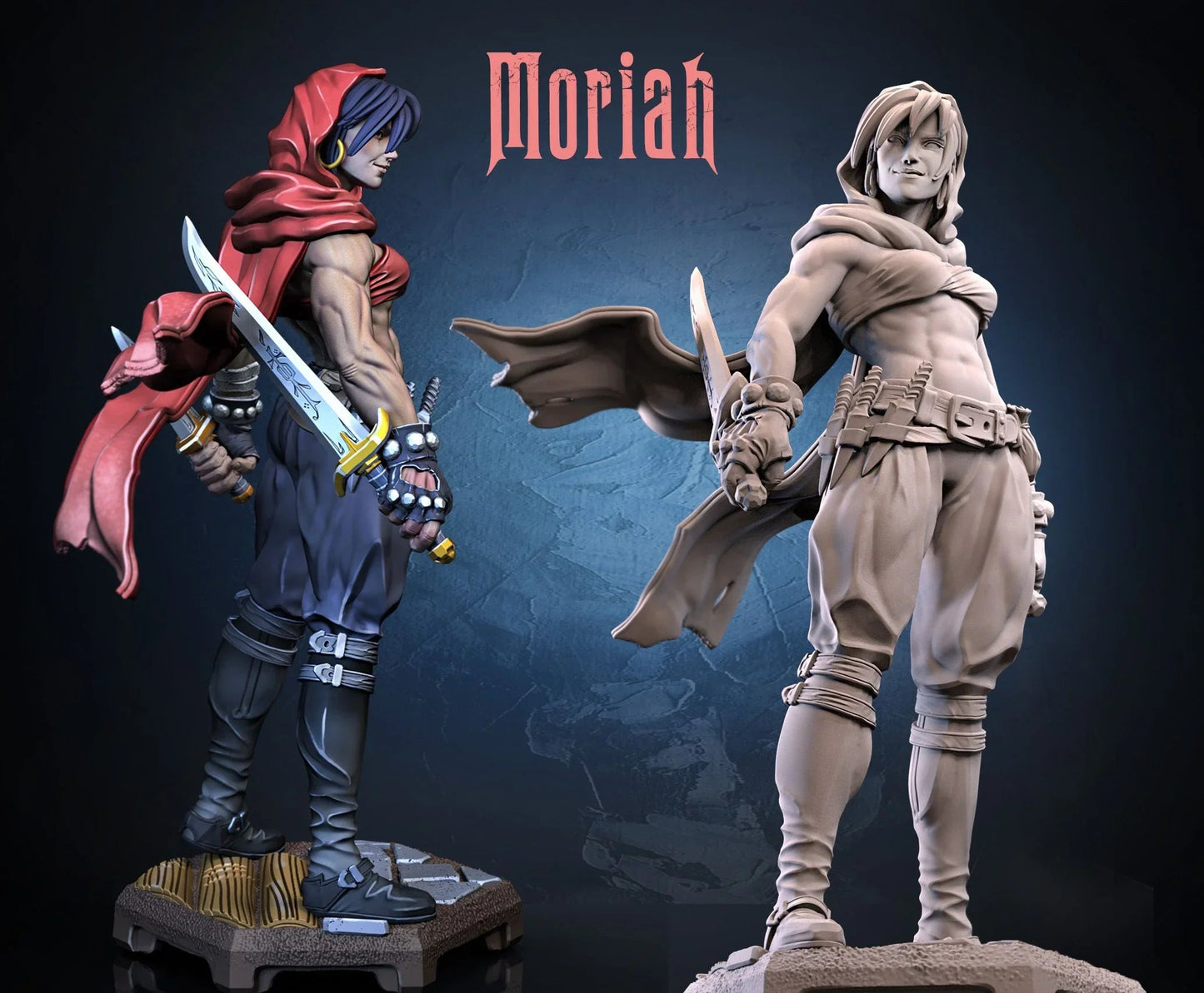 Moriah Thief Miniature | 32mm & 75mm Scale | Dragun Studios