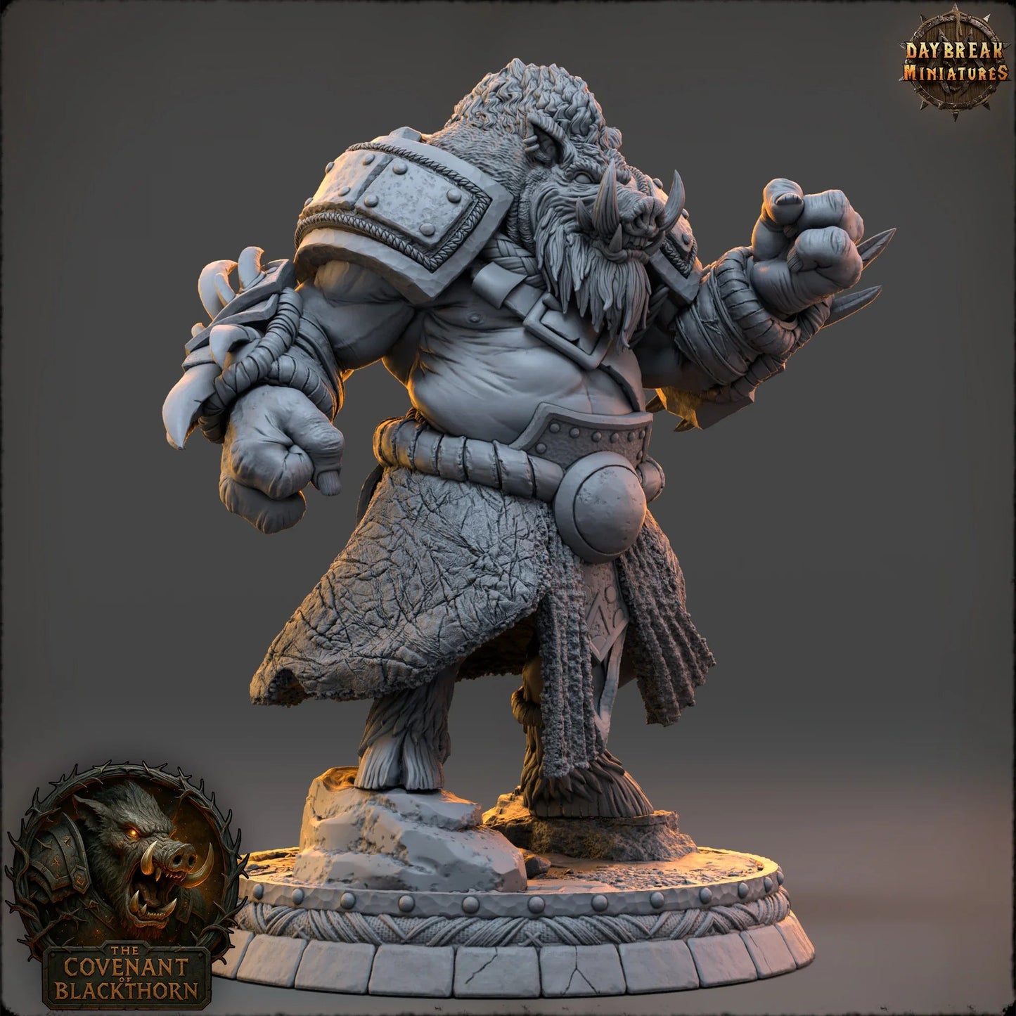 Harn Spinesnout – Boarfolk Warlord