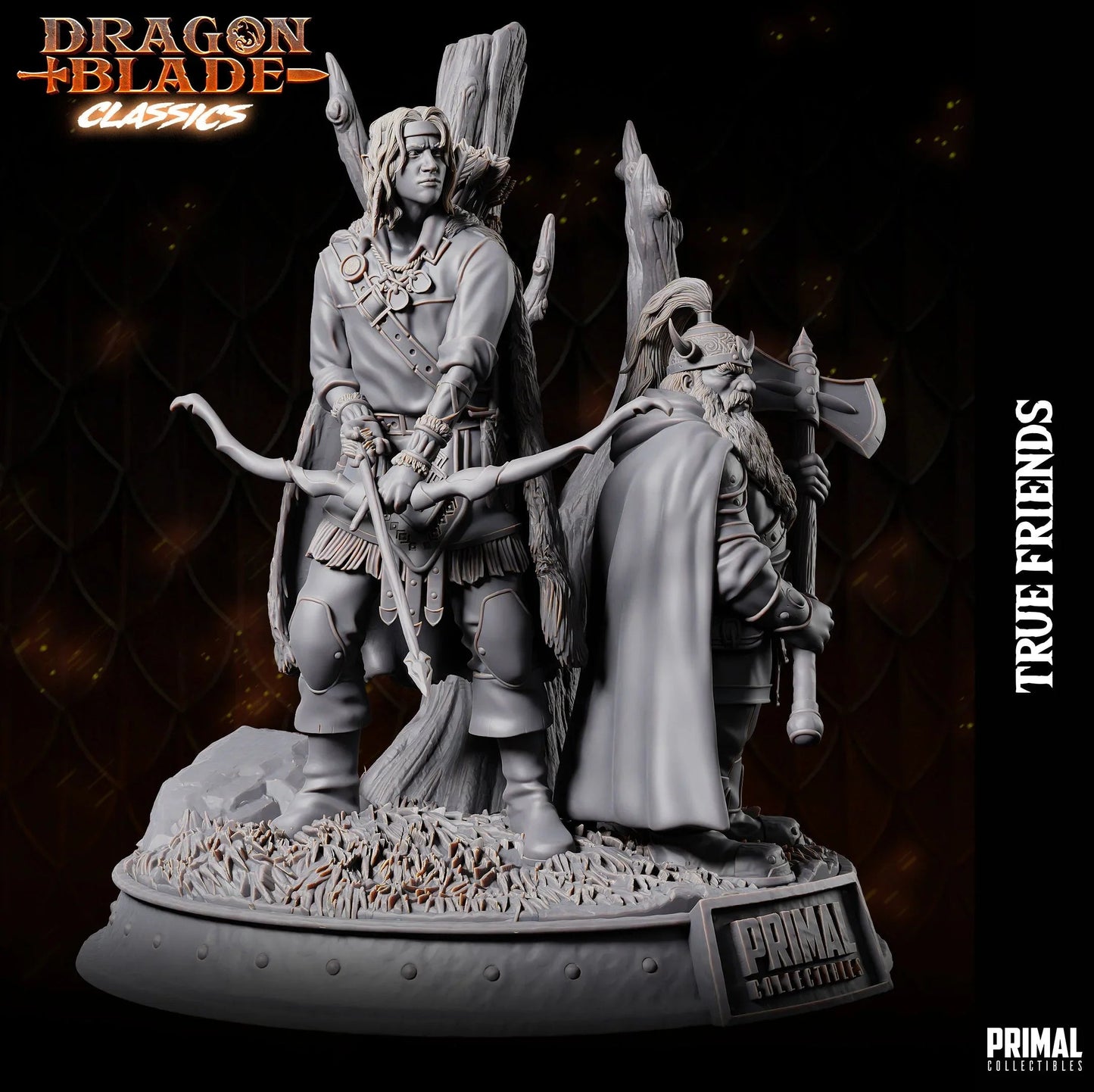 Close-up of ranger with bow in True Friends Diorama