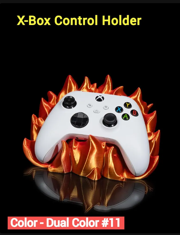 3D Printed Fire-Themed Multi-Use Stands | Hot Sauce Holder | Organizer for Gaming, Phones & Pens