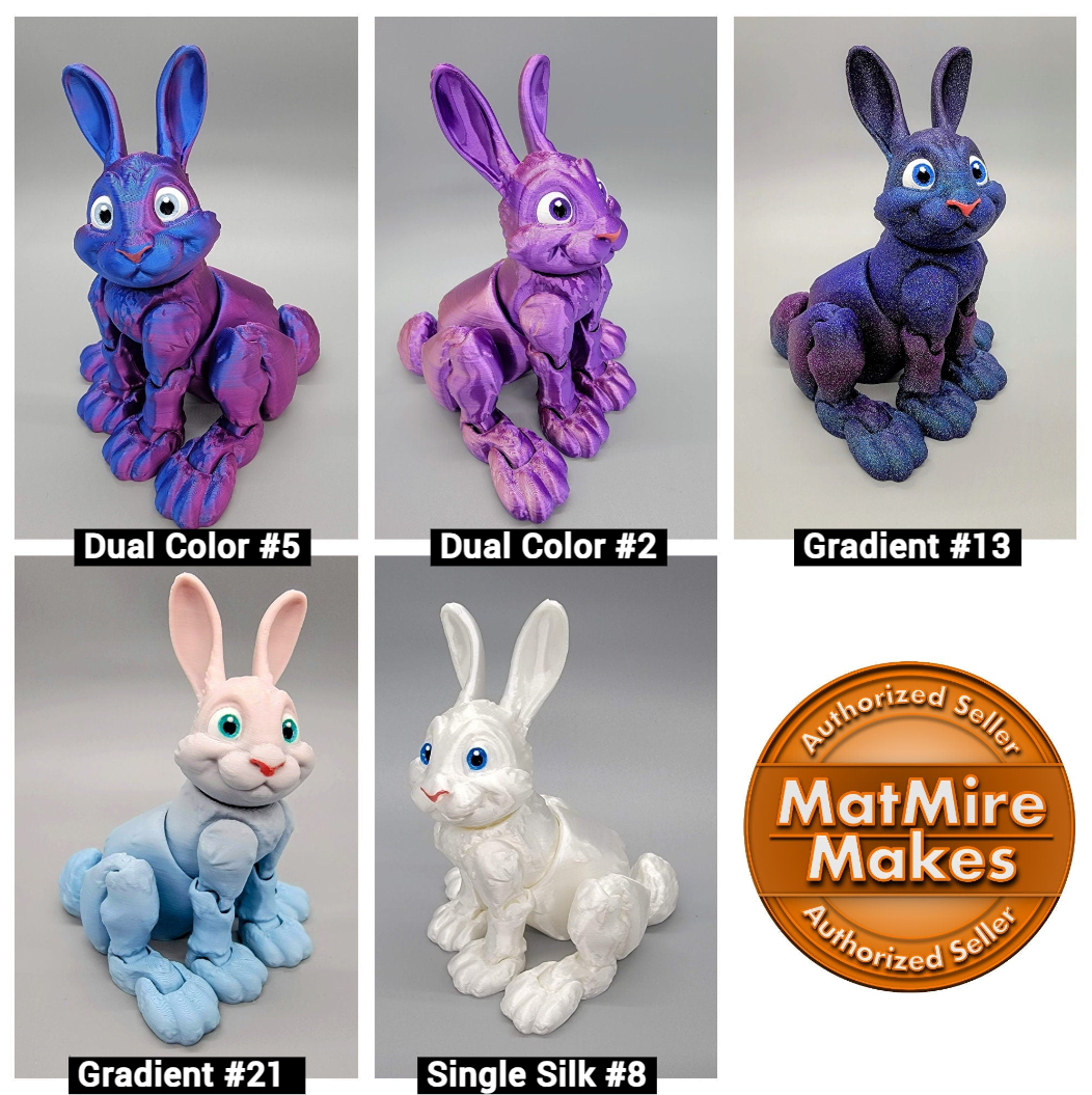 Articulated Bunny Toy | Fun | Fidget | Sensory | Posable