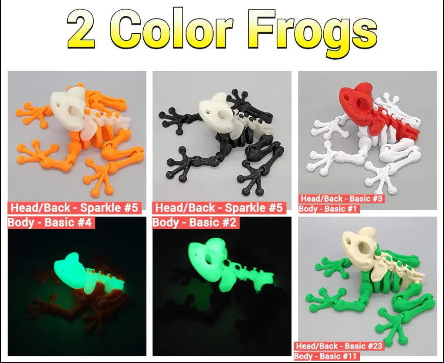 Skeleton Frog Toy or Magnet