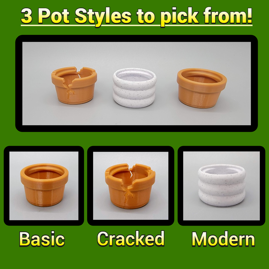Adopt a Plant Pet with Pot | Custom Colors Available