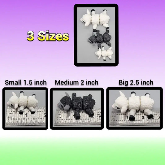 Mini corderito de juguete o llavero