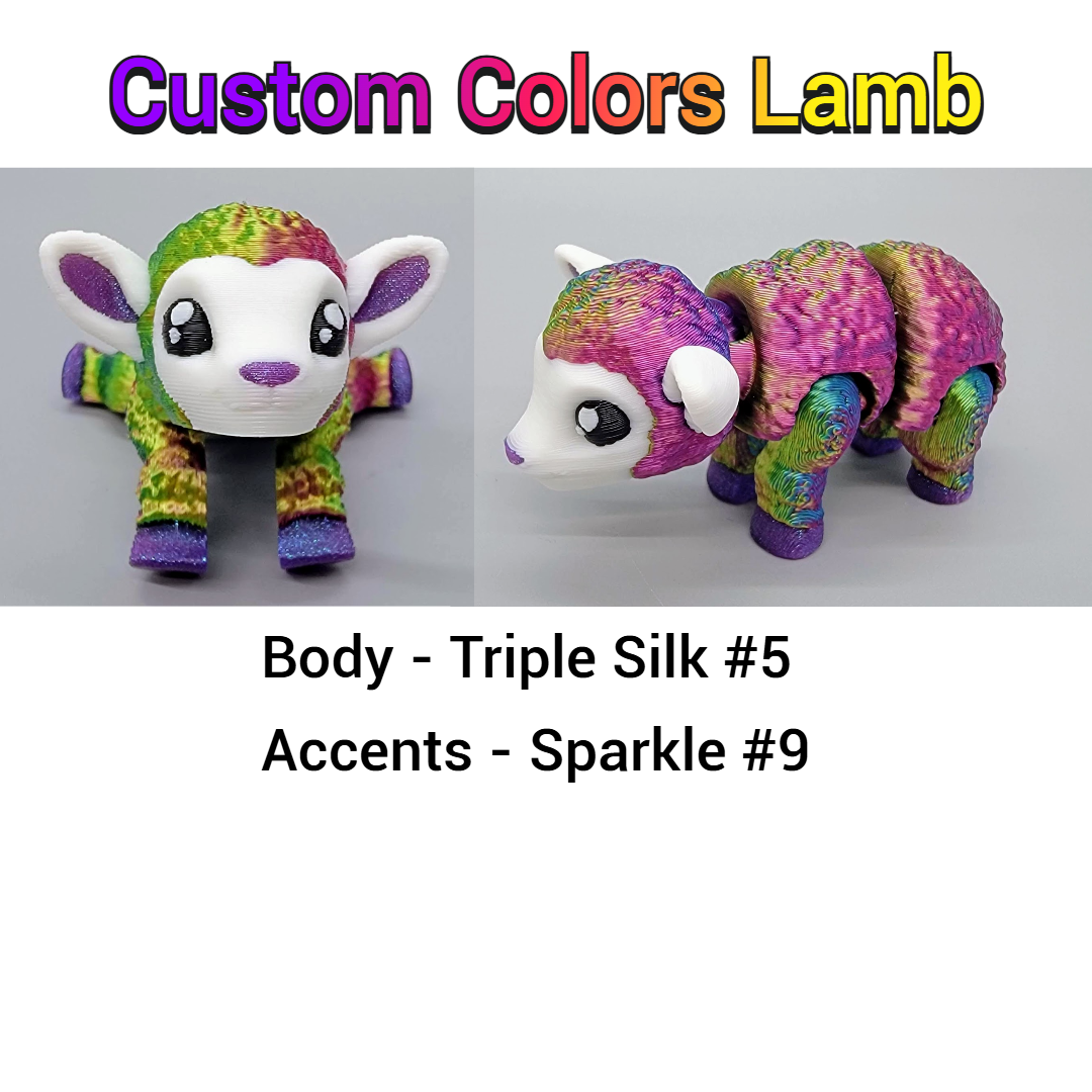 Mini corderito de juguete o llavero | Colores personalizados disponibles