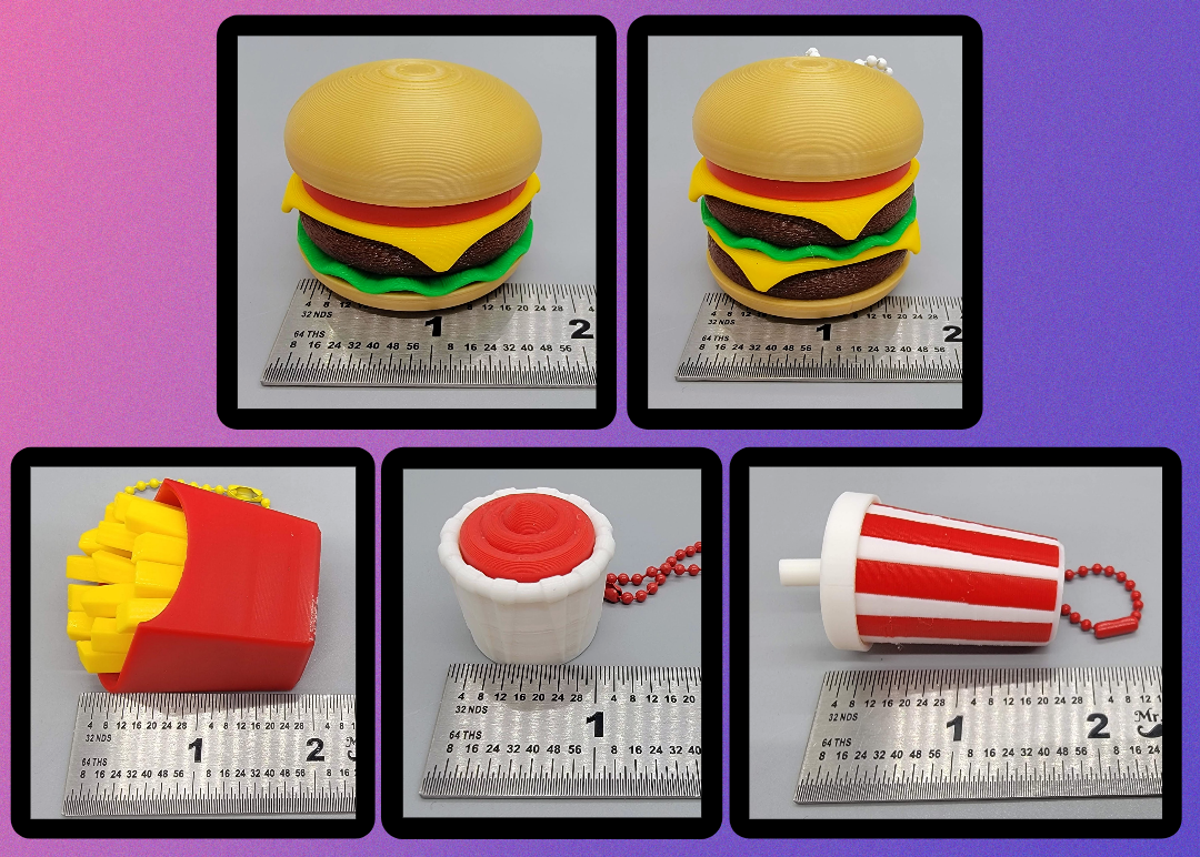 Clicky Fast Food Fidgets - Calming Toys for Stimming & Anxiety Relief