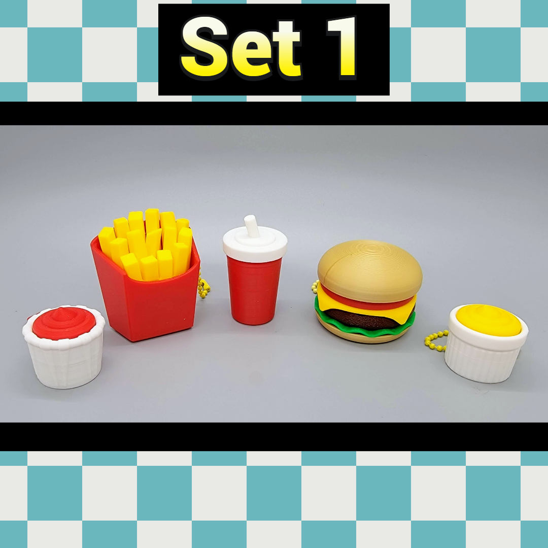 Clicky Fast Food Fidgets - Calming Toys for Stimming & Anxiety Relief