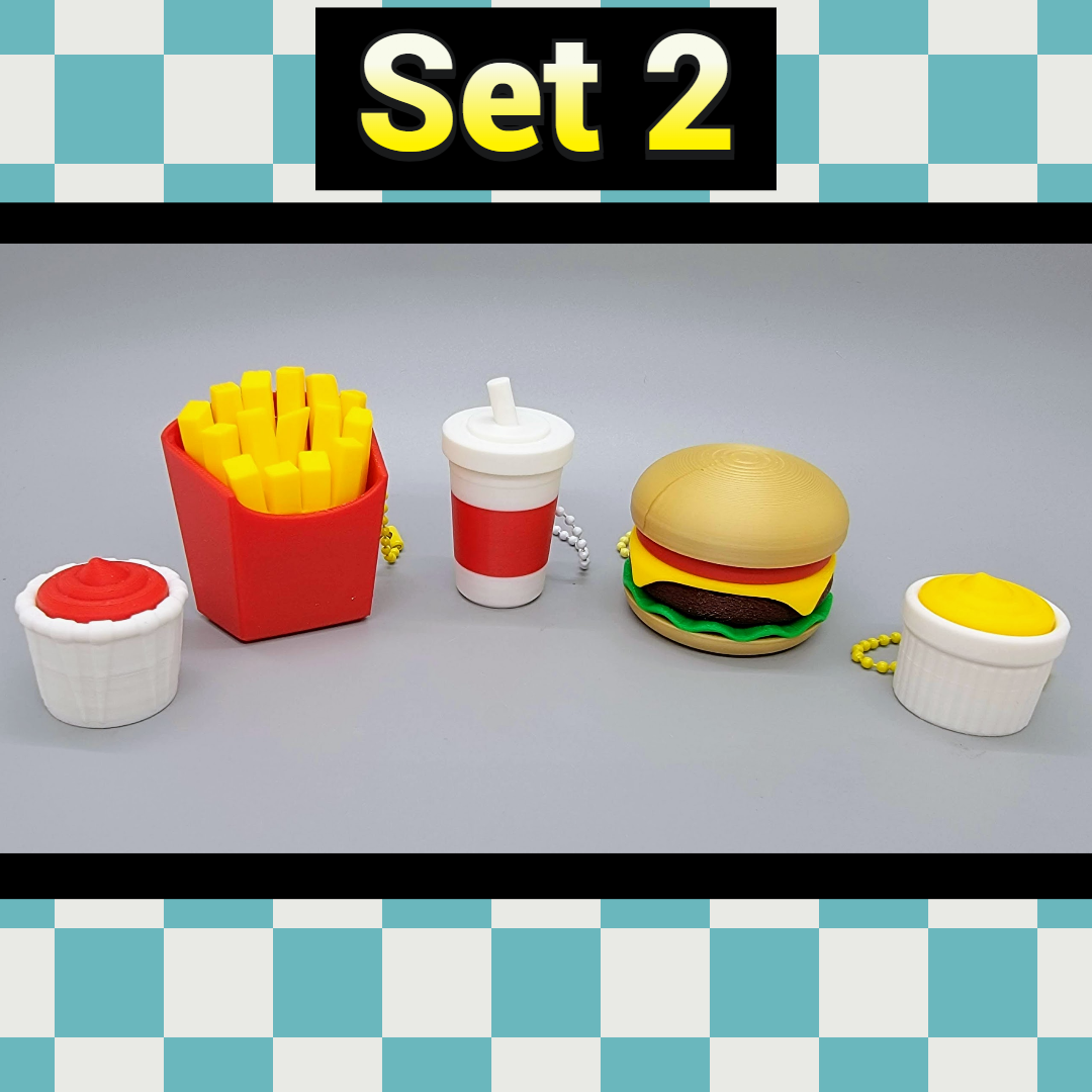 Clicky Fast Food Fidgets - Calming Toys for Stimming & Anxiety Relief