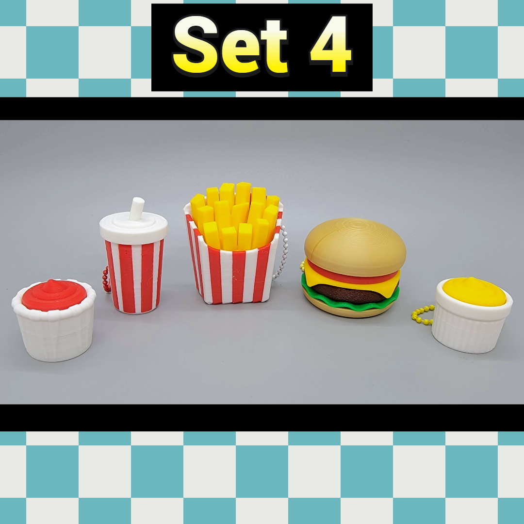 Clicky Fast Food Fidgets - Calming Toys for Stimming & Anxiety Relief