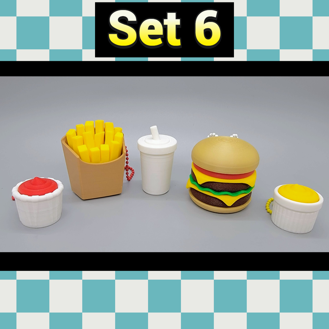 Clicky Fast Food Fidgets - Calming Toys for Stimming & Anxiety Relief