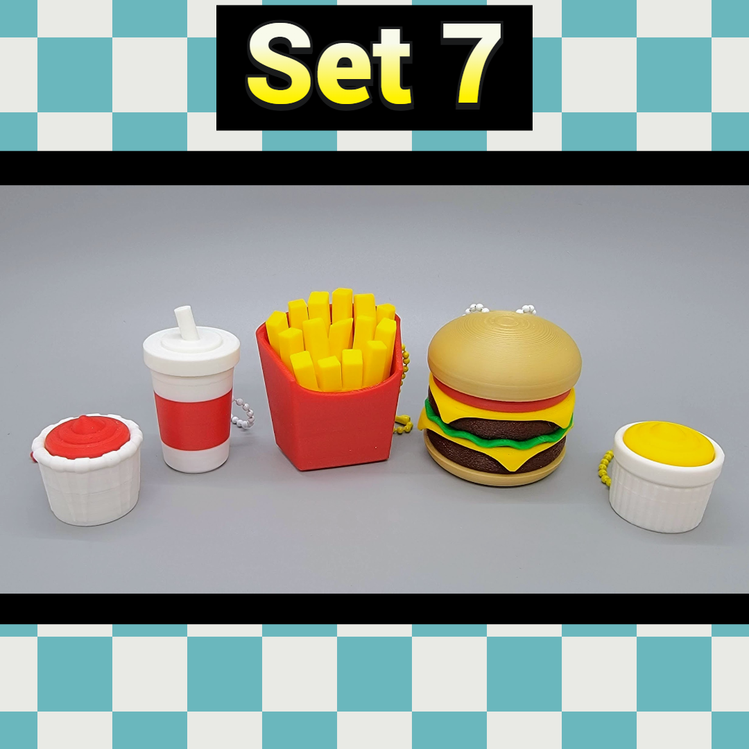 Clicky Fast Food Fidgets - Calming Toys for Stimming & Anxiety Relief
