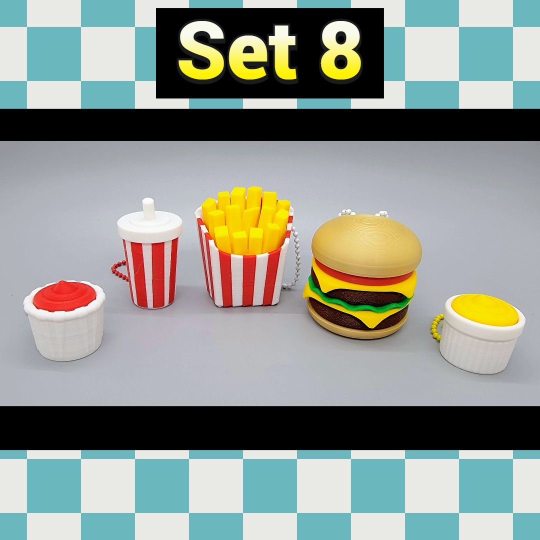 Clicky Fast Food Fidgets - Calming Toys for Stimming & Anxiety Relief