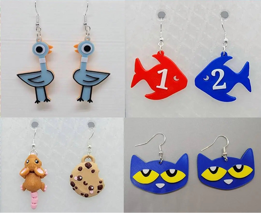 Teacher Earrings & Keychains