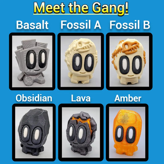 Prehistoric Rock Pets with Crate