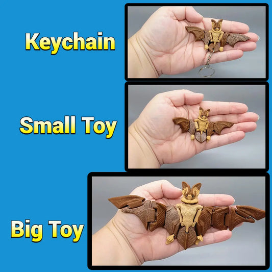 Flexi Bat Toy or Keychain