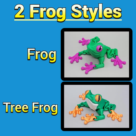 Custom Colors Frog & Tree Frog Toy