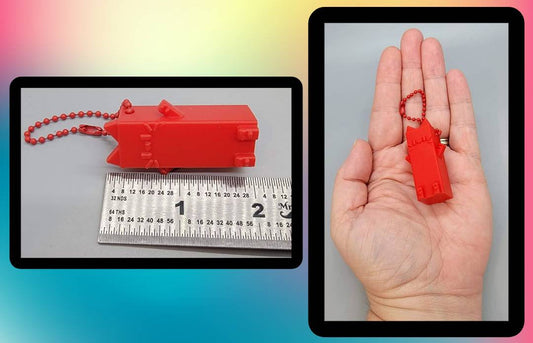 Llavero de gatito píxel