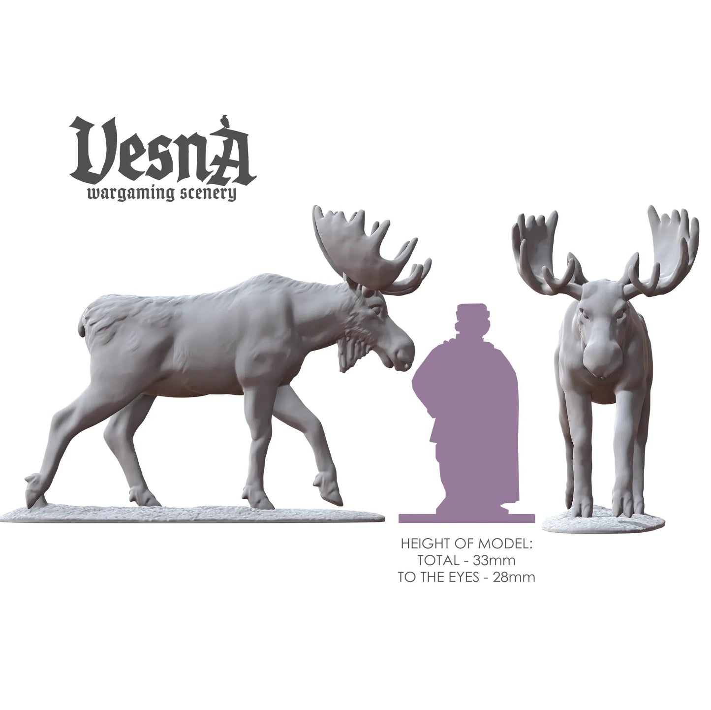 Moose – Wildlife Miniature