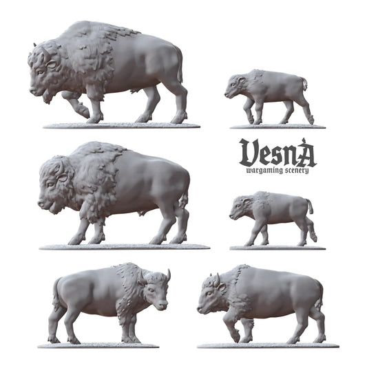 American Bison Pack – Wildlife Miniatures