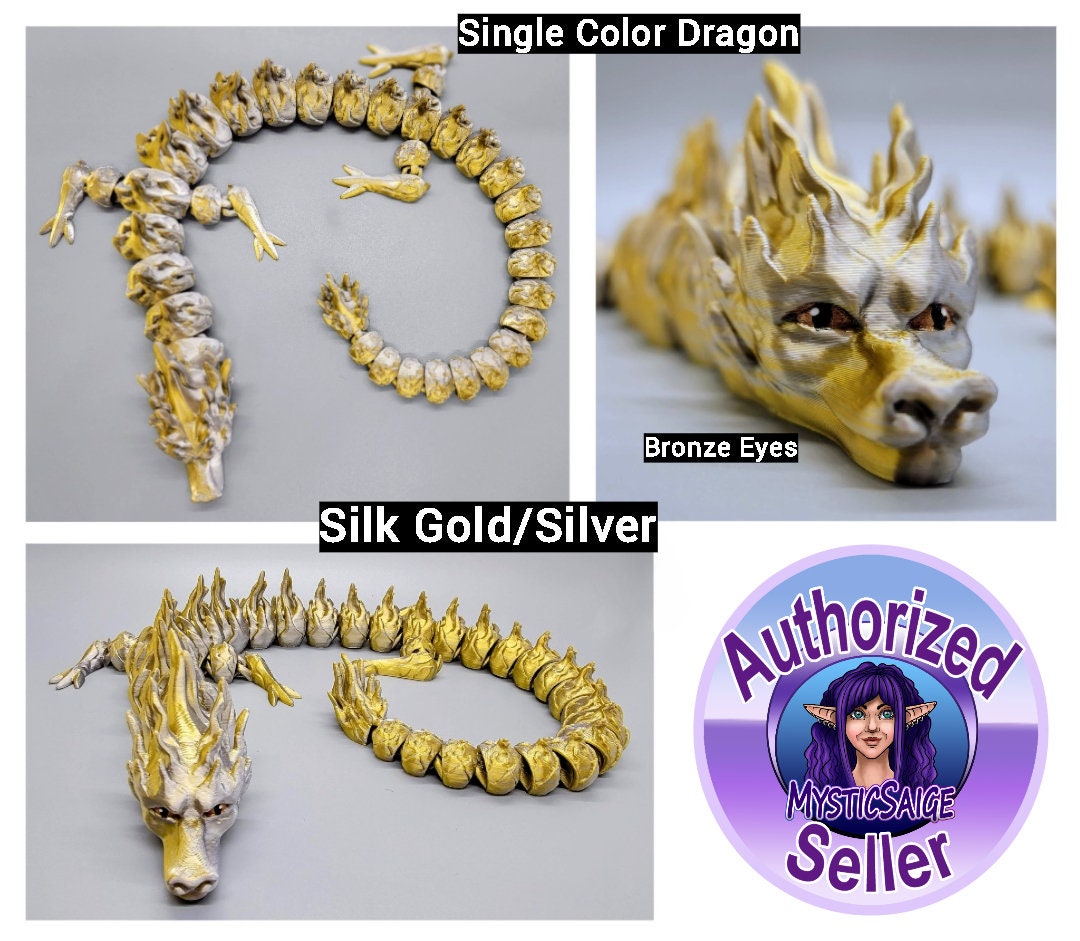 Articulated Dragonfruit Dragon, sensory, custom, repltile, mythical